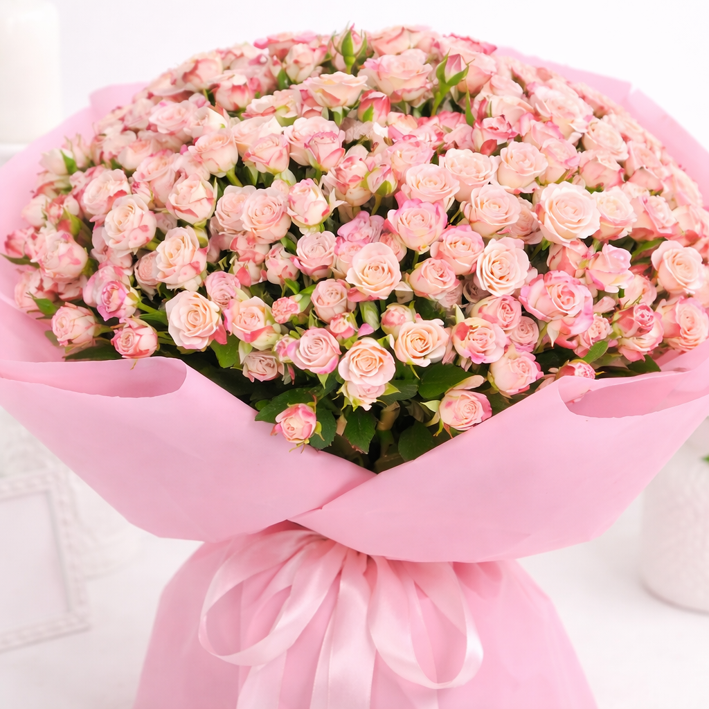 51 Reflex Spray Roses Bouquet