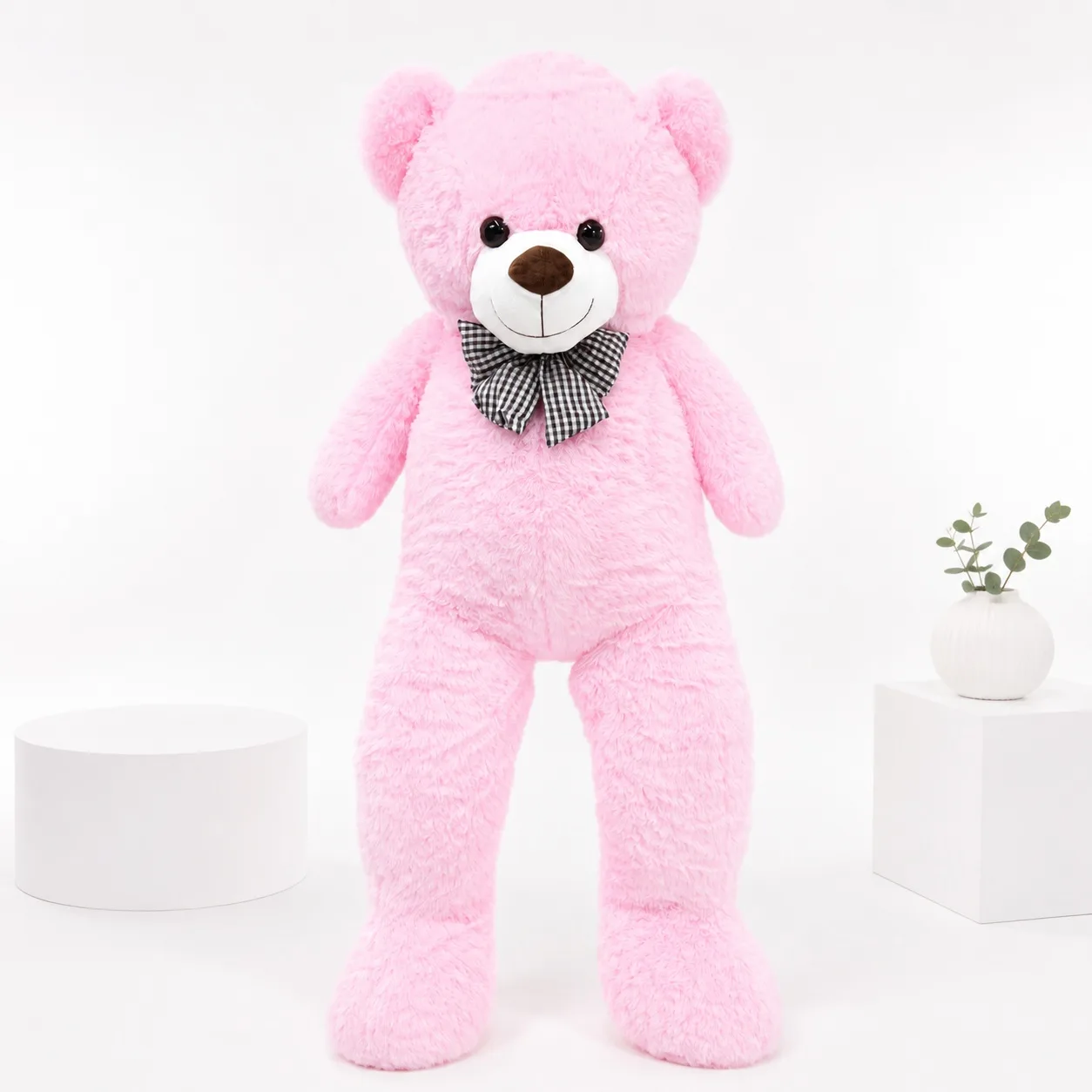 Pink teddy bear plush gift 115 cm
