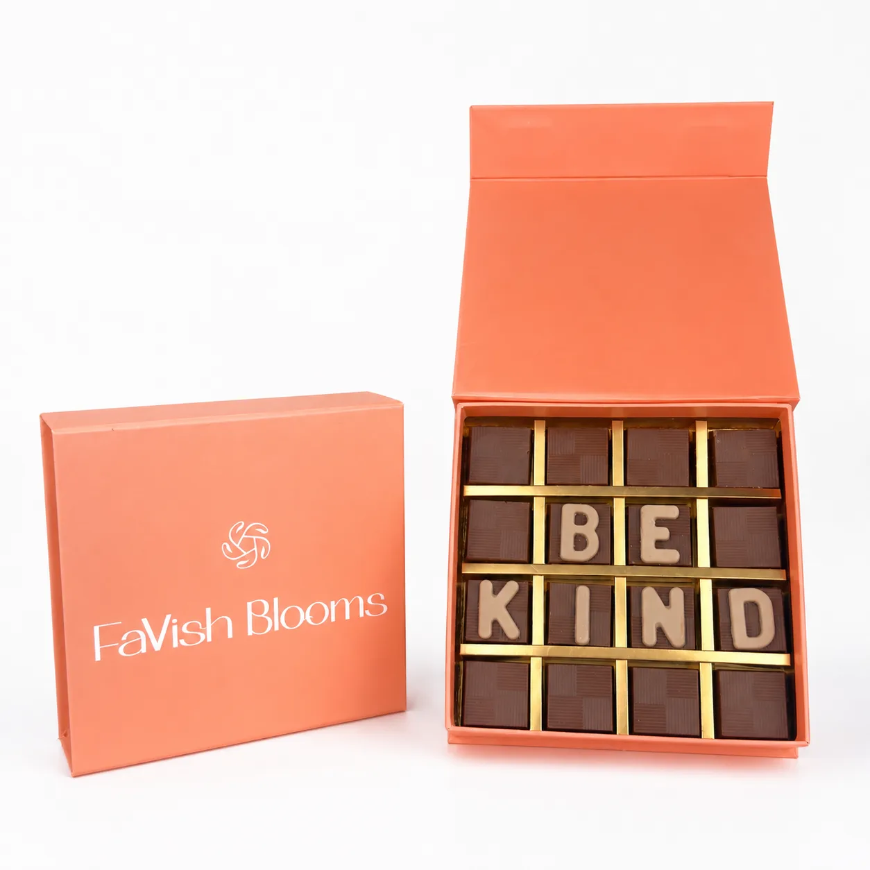 Luxury “Be KLuxury “Be Kind” chocolate gift box by FaVish Bloomsind” chocolate gift box by FaVish Blooms