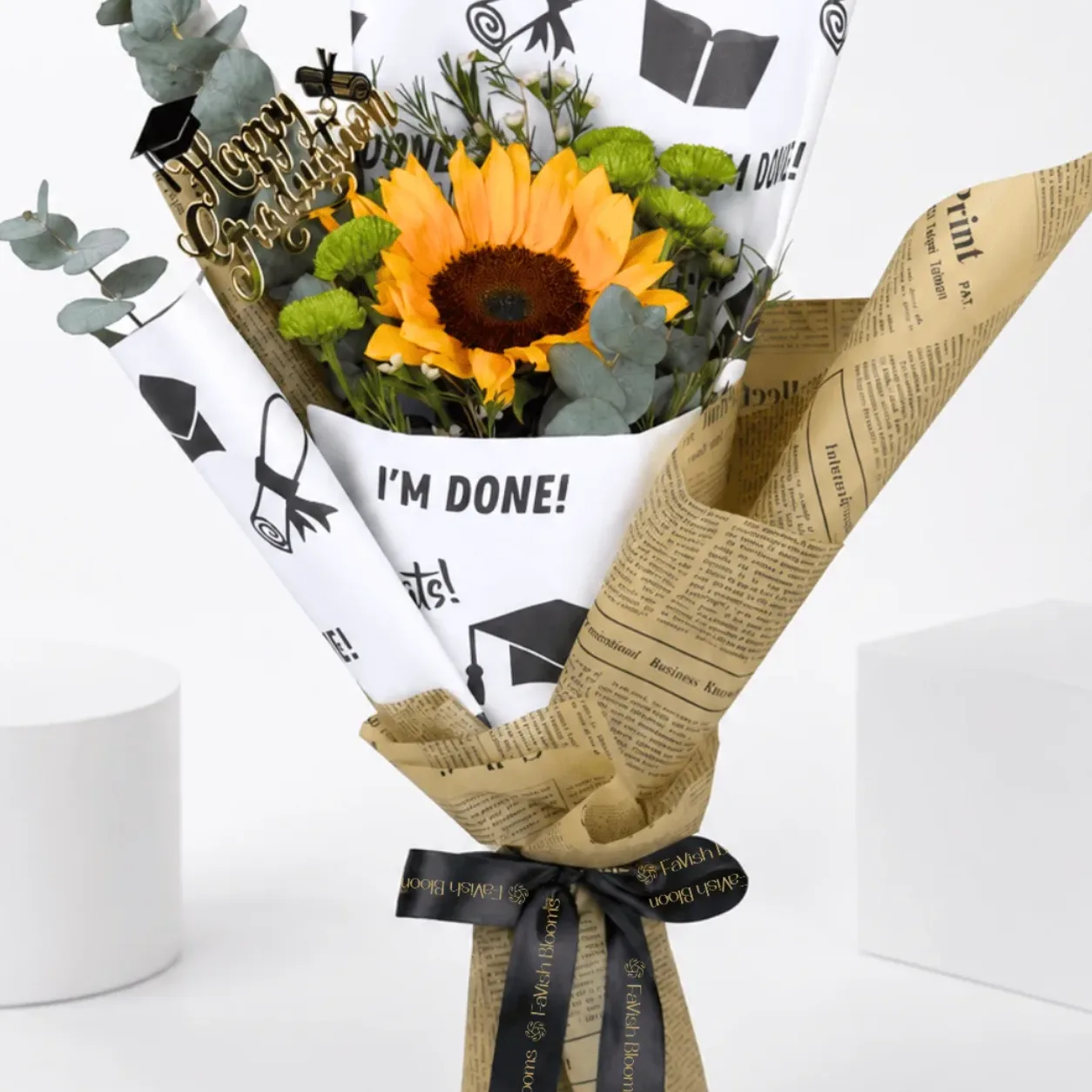 Sunflower Graduation Celebration Bouquet
