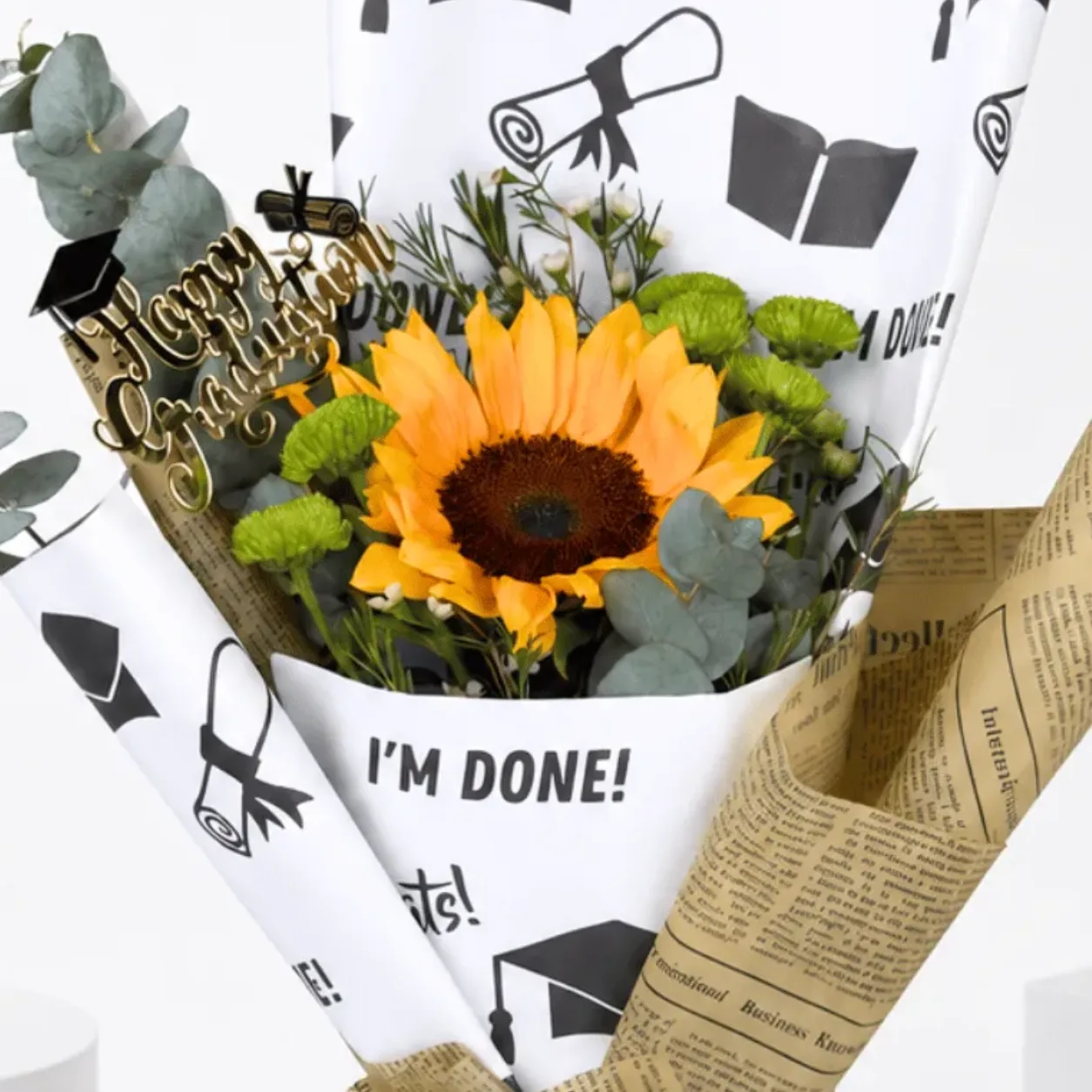 Sunflower Graduation Celebration Bouquet